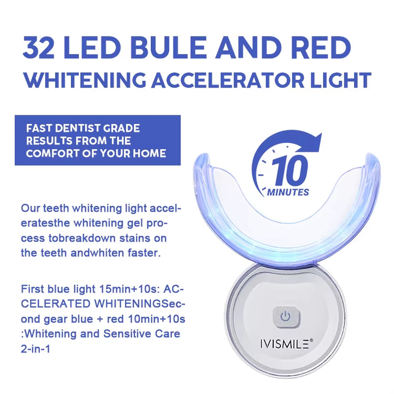 Wholesale Good Quality Professional Home Use Private Logo Wholesale 32 Led Light Teeth Whitening Kit